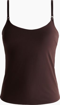 H&M MAMA Stilltop mit wattierten Cups - Brown
