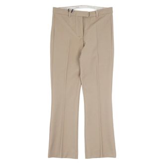 Max Mara Umanita Trousers - female - Max Mara - Wide Trousers - Beige - XS - Trousers