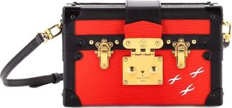 Louis Vuitton Petite Malle Handbag Epi Leather clutch bag - women - Calf Leather - One Size - Red