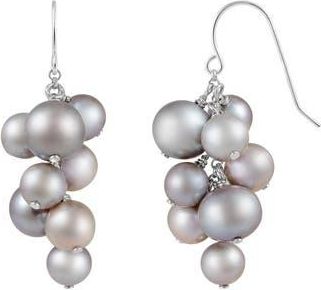 Splendid Pearls 14K Gold Pink Freshwater Pearl Necklace in Dyed Gray at Nordstrom Rack