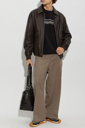 Paul Smith Sweatshirt With Embroidered Logo, Mens, Black