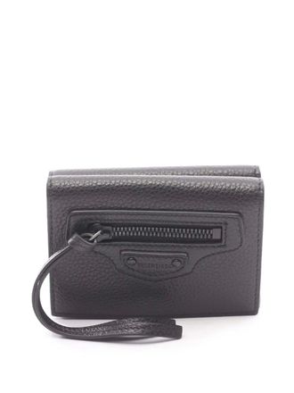 Balenciaga 2010-2025 Calfskin Mini Classic Neo Wallet small wallets - women - Calf Leather - One Size - Black