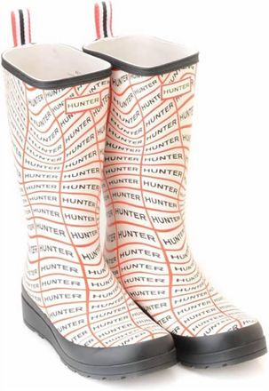 Hunter Womens Play Boot Tall In Sonic Logo Print