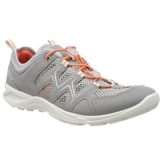 Ecco Ecco Terracruise LT 825773 Textile Synthetic Womens Lace Up Trainers - UK 8-8.5 - US 11-11.5 Women - EU 42 - Silver Grey Silver Metallic - Size:UK 8-8