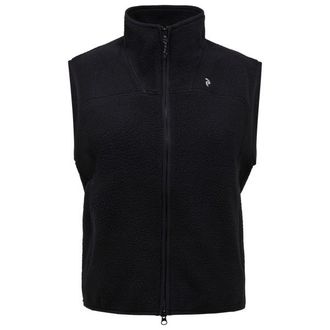 Peak Performance Naturerush Pile Vest Fleecegilet f&uuml;r Damen | schwarz