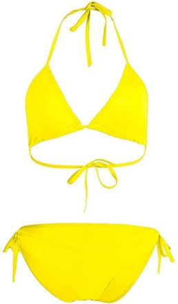 Generic High Waisted Bikini Sets for Women UK Size 8, Quick Dry Womens Bikinis, Triangle String Halter Womens Bikini Set Twist Front Tie Side Bikini Swimsuit 