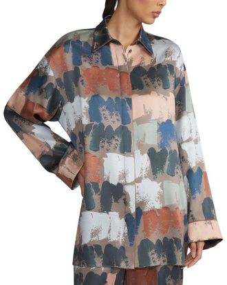 Lafayette 148 New York Boyfriend Oversized Shirt