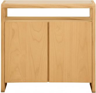 Wabi Home Consola de madera maciza de Sungkai 90x85 cm