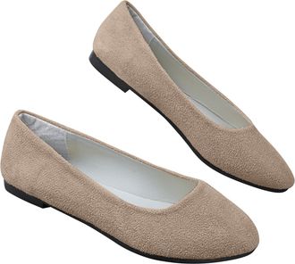 Generic Womens Slip-On Ballet Flats Flat Loafers Comfortable Elegant Flat Shoes Low Shoes Classic Plain Dance Shoes Casual Style Super Soft Comfort Summer Sho