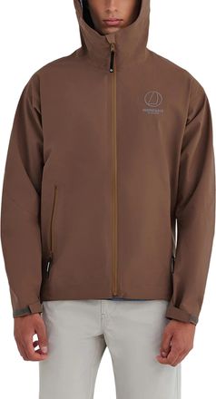 Murphy & Nye Brown Ranger High Collar Hooded Zip Jacket