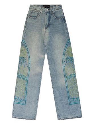 Who Decides War by Ev Bravado Virtuous jeans - Blauw
