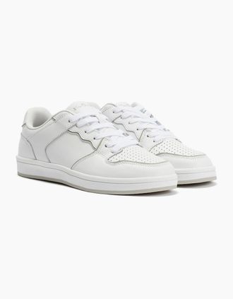 Ben Sherman Mens Ben Sherman Club Leather Mens White Trainers - Size: 11