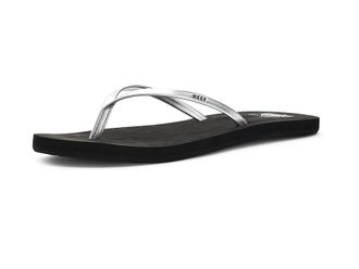 Reef Bliss Nights Womens Sandals Silver/Black : 11 B - Medium, Synthetic