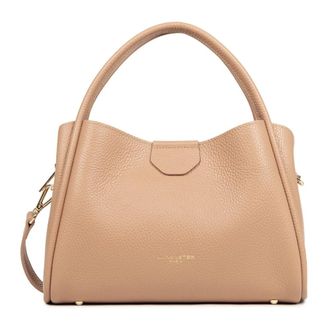 Lancaster Tote Bags, female, Beige, Size: ONE SIZE Ida Double Handbag