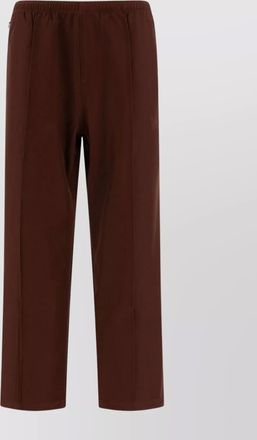 Needles elastic waistband embroidered detail side pockets trousers