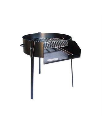Garcia Edm - Barbacoa Le&ntilde;a De 40cm Redonda Negra