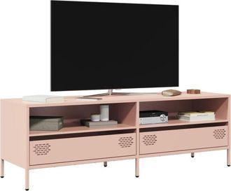 vidaXL Mobile tv Rosa 135x39x43,5 cm in Acciaio Laminato a Freddo - Vidaxl