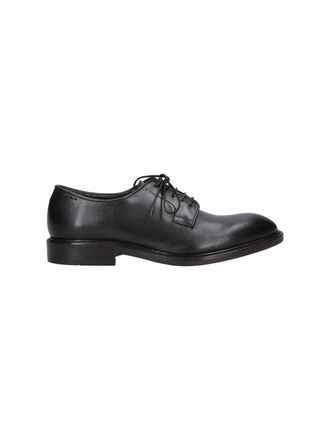Alexander Hotto Rounded Toe Lace-Up Leather Brogues