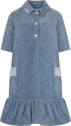 Ganni PATCHWORK DENIM DRESS - Ganni - Woman