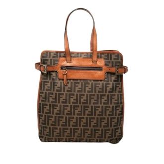 Fendi Bolso Tote Pre-owned de Lona Vintage - Pre-owned - Mujer - Marr&oacute;n - ONE SIZE