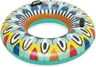 Trade Shop Trade Shop - Ciambella Salvagente Flirty Fiesta 107cm Con 2 Maniglie Rinforzate Piscina 36294