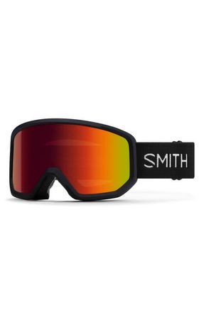 Smith Transfer Snow Goggles in Black /Red Sol-X Mirror at Nordstrom