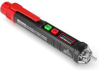 OEM Detector De Voltaje De Ca Sin Contacto Con Enchufe El&eacute;ctrico Rcd Avanzado Y Pantalla Lcd Retroiluminada (1 L&aacute;piz Y 1 Comprobador De Enchufe Lcd)