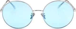 Retro Superfuture 62mm Round Sunglasses in Blue at Nordstrom Rack
