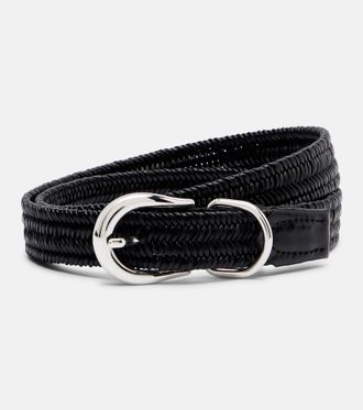 D&eacute;hanche D&eacute;hanche Loom braided leather belt