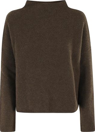 Filippa K Funnelneck Sweater in Mika Yak Stijl - Dames - Coltruien - Bruin - L - Truien & Vesten