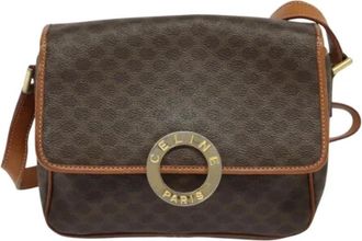 Celine Pre-owned Leather celine-bags - Dames - Vintage Schoudertas - Bruin - ONE Size - Leer - Vintage