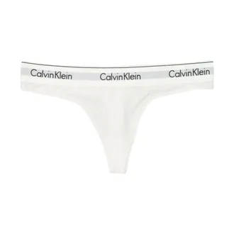 Calvin Klein Ondergoed, Dames, Wit, M, Klassieke Witte String Ondergoed