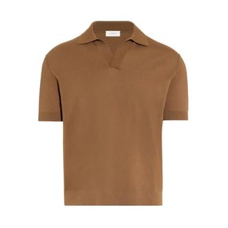 Paolo Pecora Polo Shirts, male, Brown, Size: 2XL Maglia A Polo