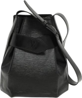 Louis Vuitton Pre-owned Sac DEpaule PM - Dames - Vintage Tas - Zwart - ONE Size - Leer - Vintage