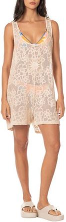 Maaji Embrace Zayden Cotton Cover-Up Dress in Light Beige at Nordstrom, Size Medium