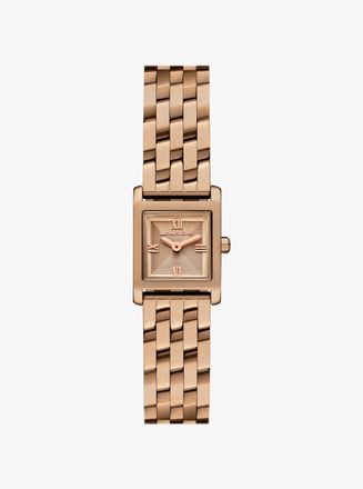 Michael Kors Micro Georgie Beige Gold-Tone Watch