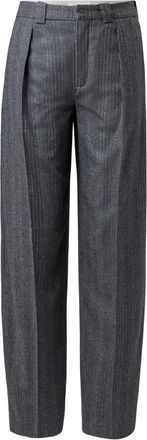 Drykorn Aduct 10 Wijde Broek - Dames - Wijde Broeken - Grijs - W28 L34 - Wol - Broeken