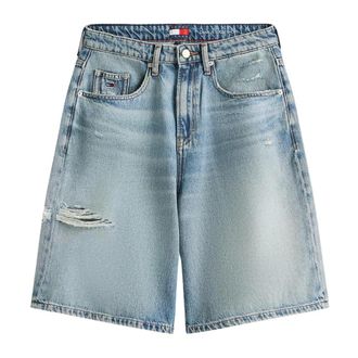 Tommy Jeans Denim Shorts, female, Blue, Size: W24 Bermuda Shorts