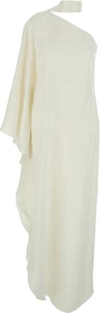 Taller Marmo Kleedjes, Dames, Wit, M, Ubud Maxi Jurk