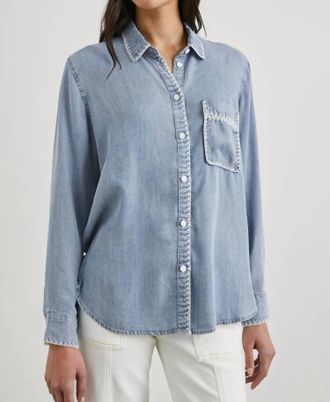 Rails Saya Shirt In Medium Cloudy Wash