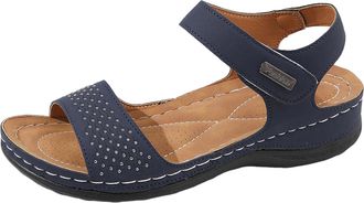 Generic Womens Platform Sandals 2026 with Adjustable Strap Casual Walking Shoes Fashion Comfortable Sandals with Arch Support Wide Width Summer Daily Outing S