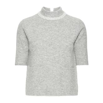 Ichi Ichi, Dames, Truien, Grijs, Maat: S