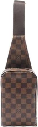 Louis Vuitton Pre-owned Cross Body Bags, male, Brown, Size: ONE SIZE Pre-owned Canvas Cross Body Bag