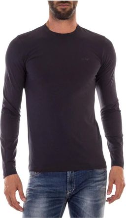 Armani Jeans Heren, Tops, Blauw, Maat: XL Katoen