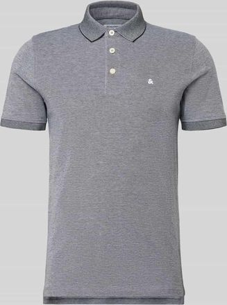 Jack & Jones Jack & Jones Slim Fit Poloshirt mit Viskose-Anteil Modell Paulos in Anthrazit, Gr&ouml;&szlig;e XXL