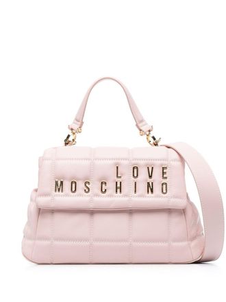 Love Moschino Shopper met vlakken - Roze