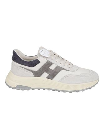 Hogan Hyperlight Suede-Leather Panel Sneakers