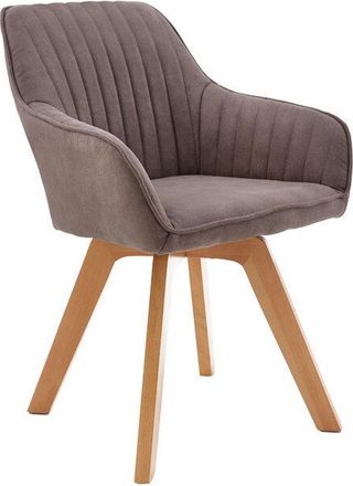 Global Interiors Drehbarer Designstuhl Livigno - Vintage Taupe