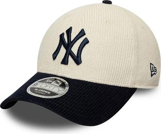 New Era Unisex Snapback Cap 9forty Corduroy Light Beige Crown: Cotton Hat