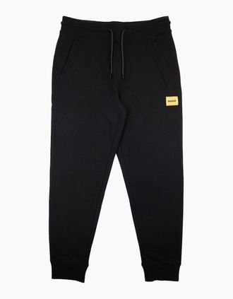 HUGO BOSS Mens Hugo Doak_g Foil Print Track Pants Black 001 - Size: 33/32/32/38/Regular